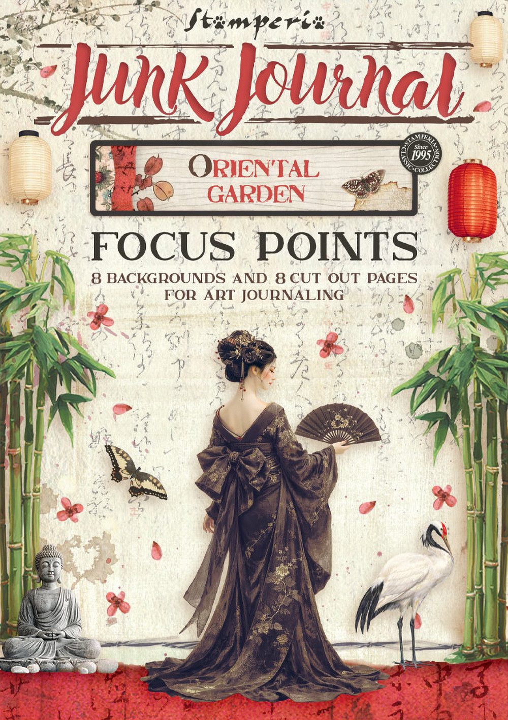 Stamperia Motivpapier Oriental Garden, A5,16 Blatt