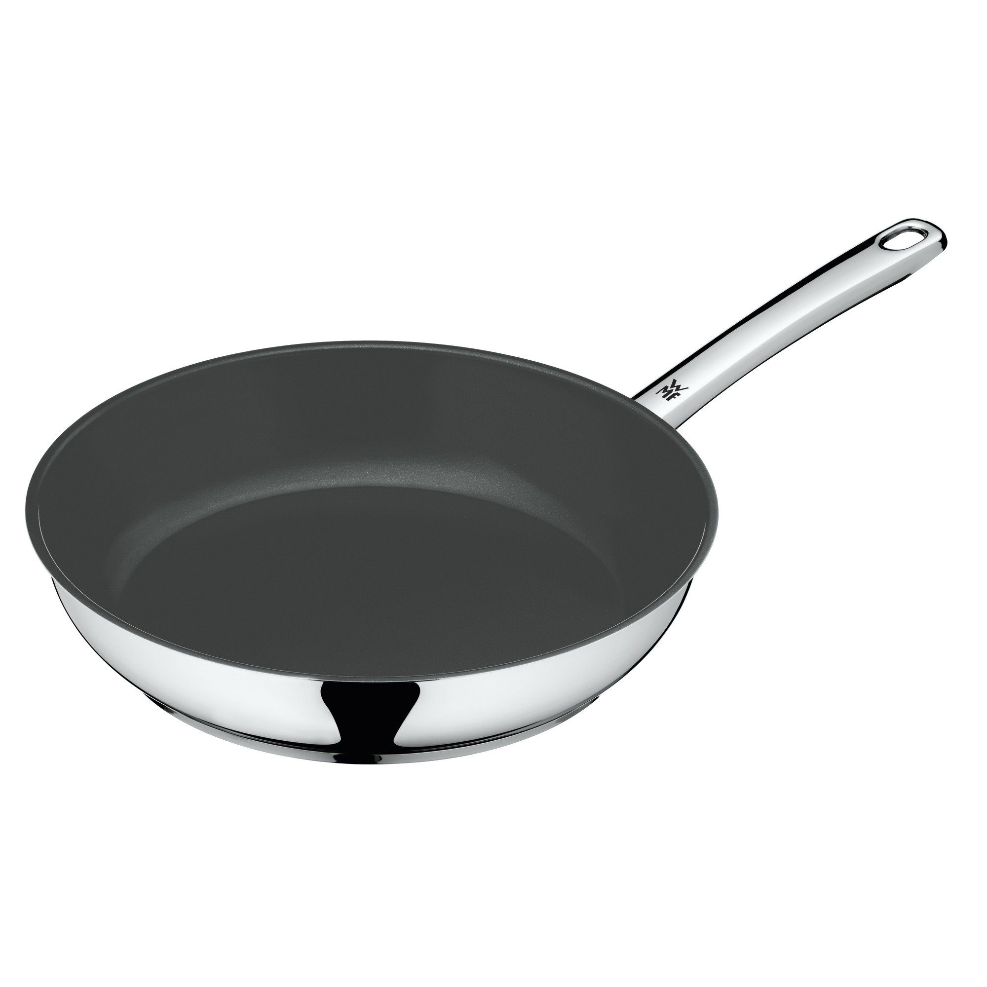 WMF Pfannen-Set Devil Bratpfannen-Set, 2-teilig, 24 und 28 cm, Cromargan® Edelstahl rostfrei 18/10 (Set), Keramikversiegelung, TransTherm-Boden, Cromargan Edelstahl