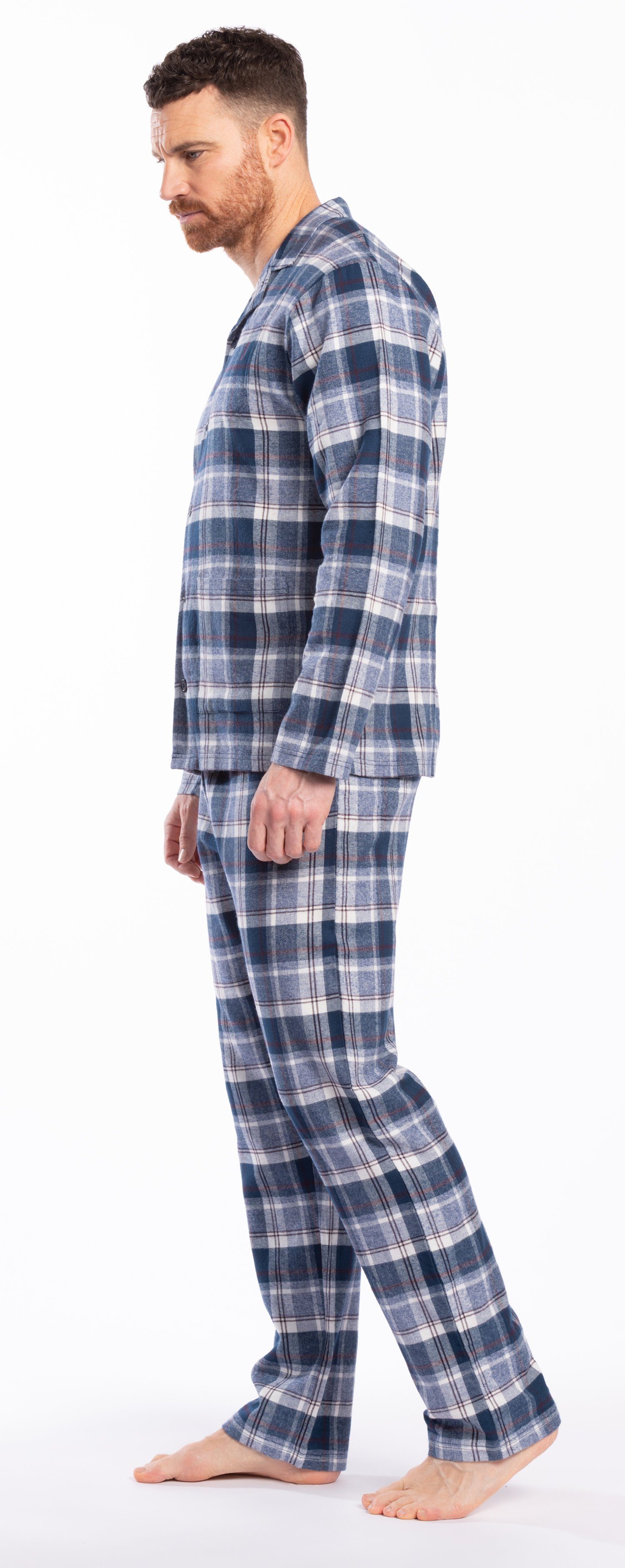 Eskimo Schlafanzug »Herren Flanell Schlafanzug« (2 tlg) Baumwolle online  kaufen | OTTO