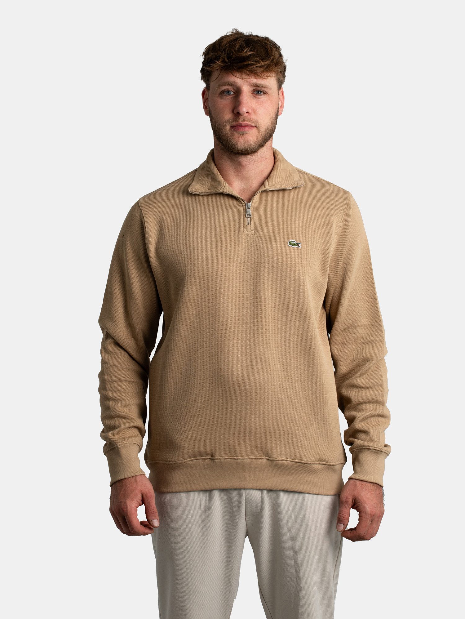 Lacoste Sweatshirt Lacoste Small Logo 1/4-Zip Sweater günstig online kaufen