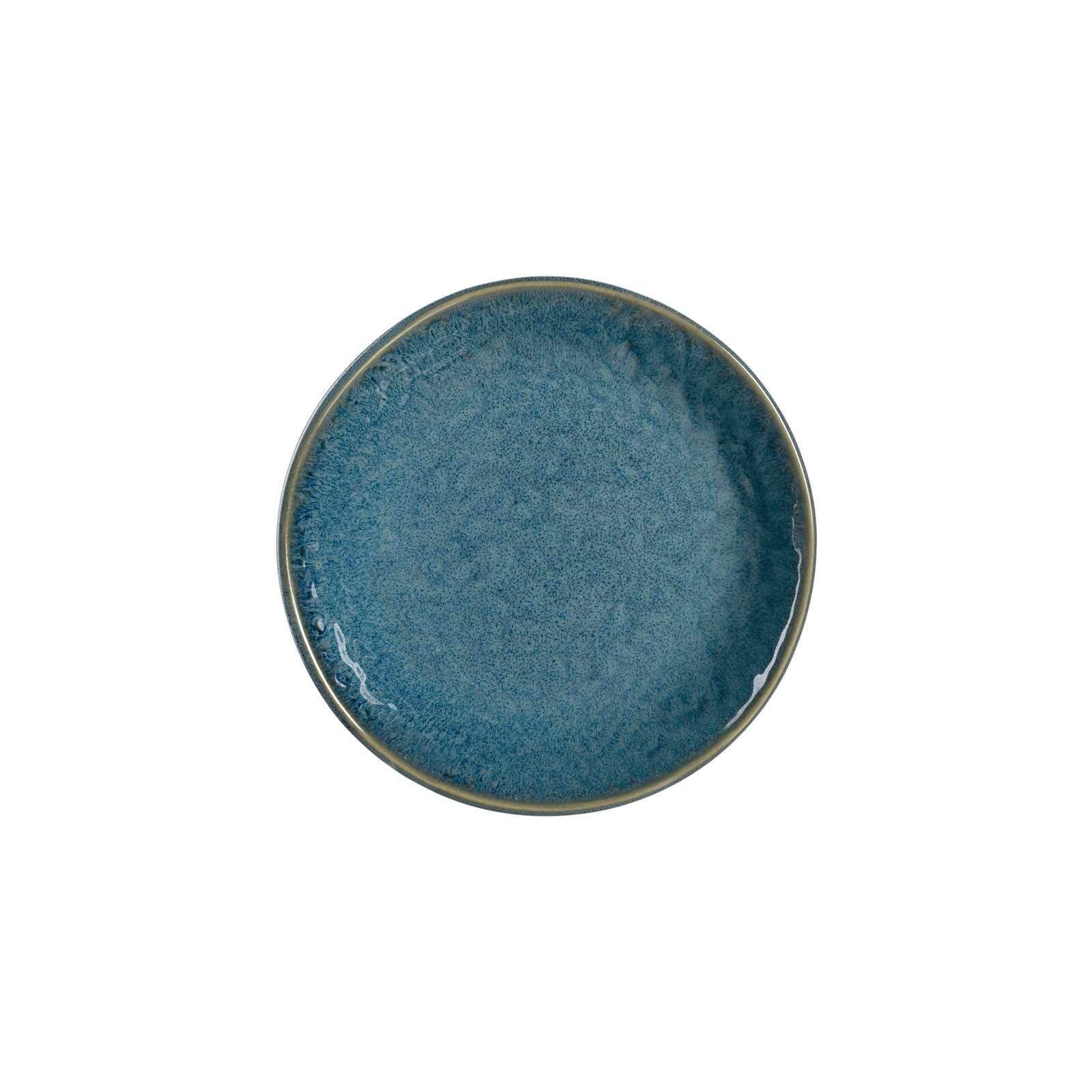 St) Matera Keramikteller ø Frühstücksteller 6er LEONARDO Set, Blau 16,3 (6 cm
