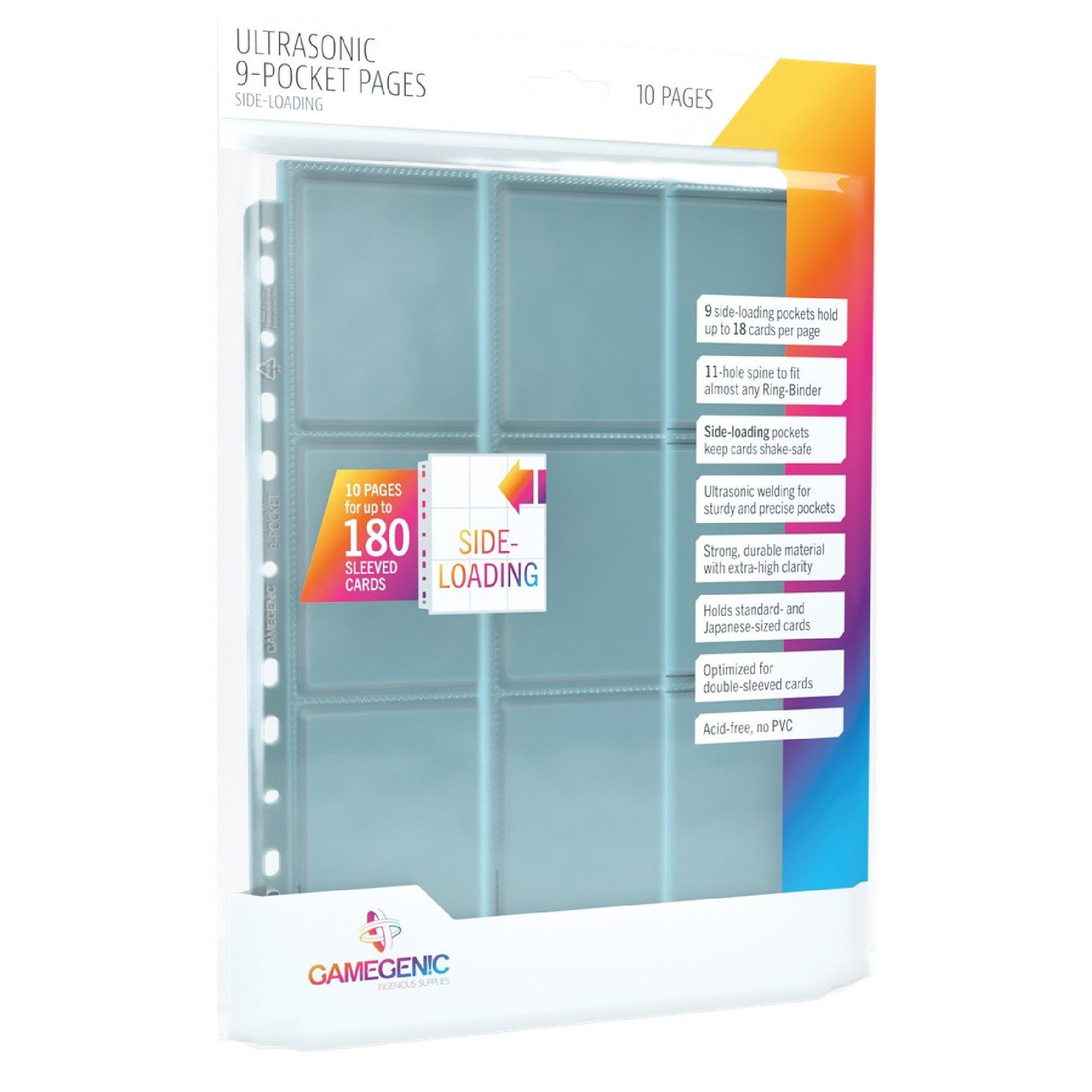 Gamegenic Sammelkarte Ultrasonic 9 Pages Side - Loading 10 Seiten