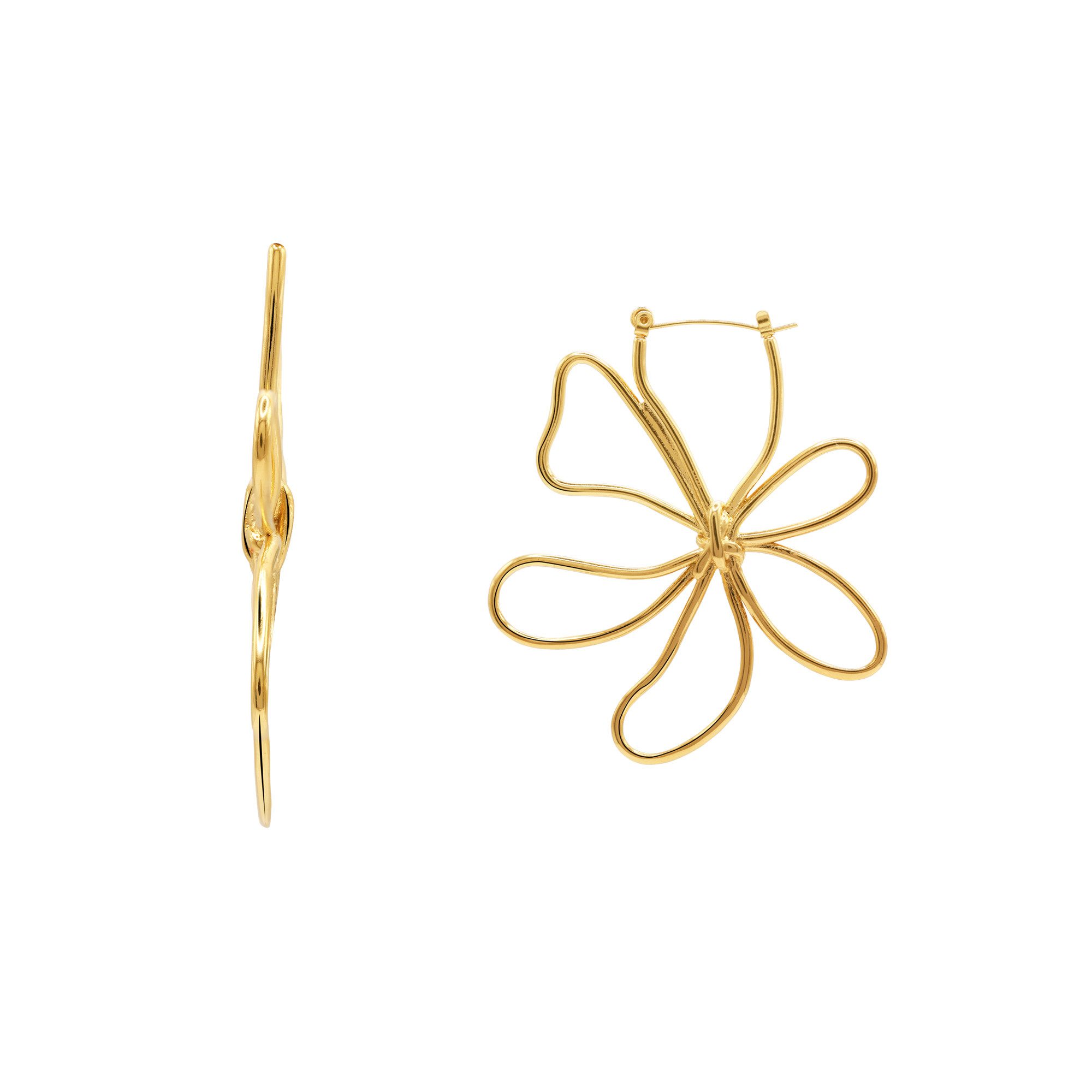 Heideman Paar Ohrstecker Adelia goldfarben (Ohrringe, inkl. Geschenkverpackung), Ohrringe Frauen