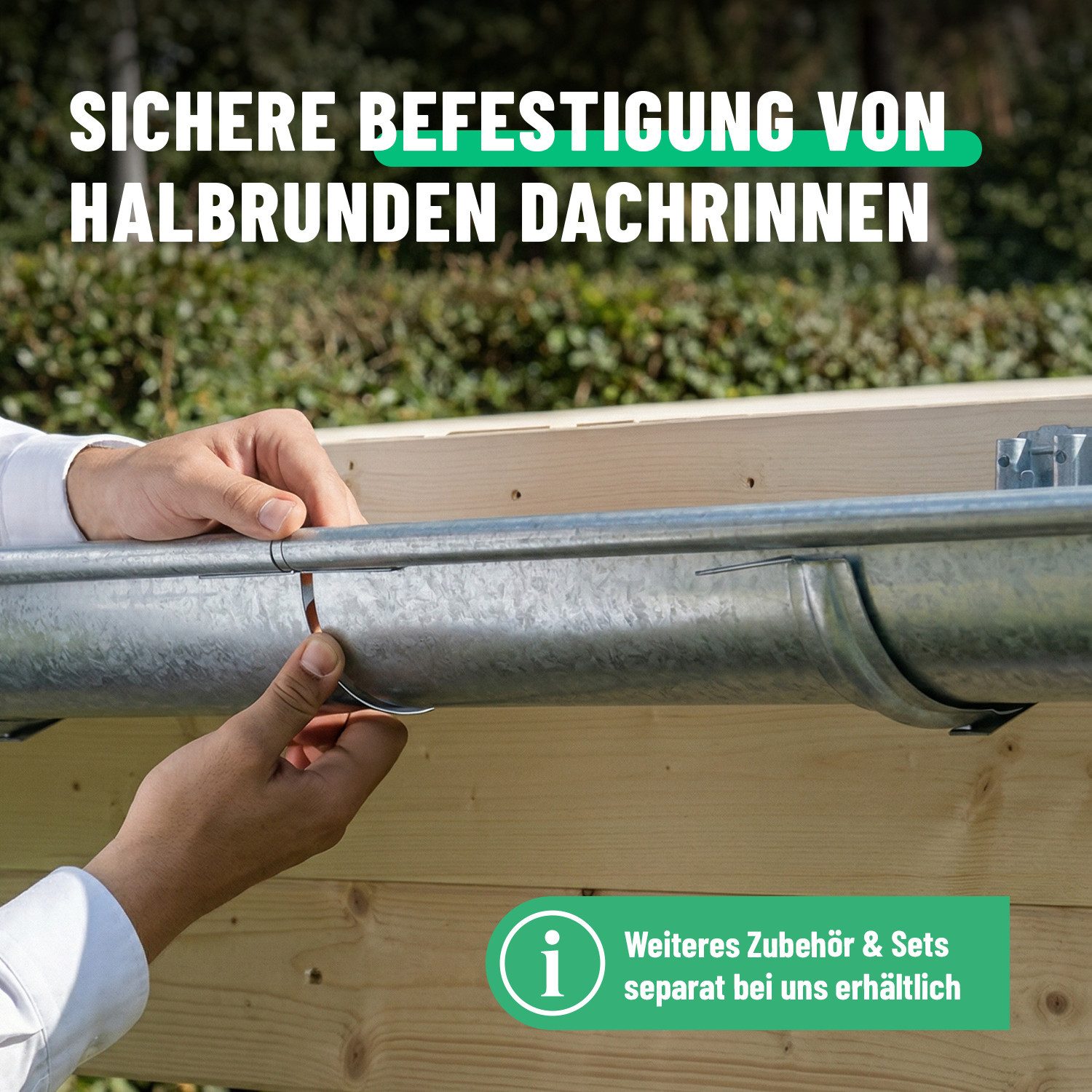 greate. Dachrinne 4x Stirnbretthalter für Dachrinne 280 verzinkt - Dachrinnen Halterung,hat einen hohen Korrosionsschutz und bietet eine lange Lebensdauer, 4-St.