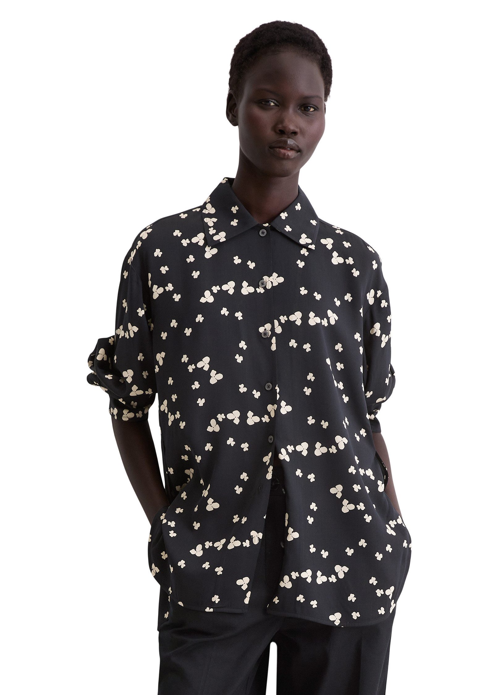 Marc O'Polo Langarmbluse aus LENZING™ ECOVERO™