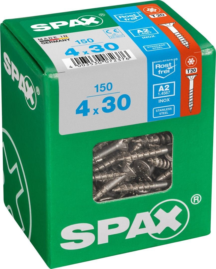 Spax 20 Senkkopf Holzbauschraube 30 TX x mm SPAX Universalschrauben 4.0