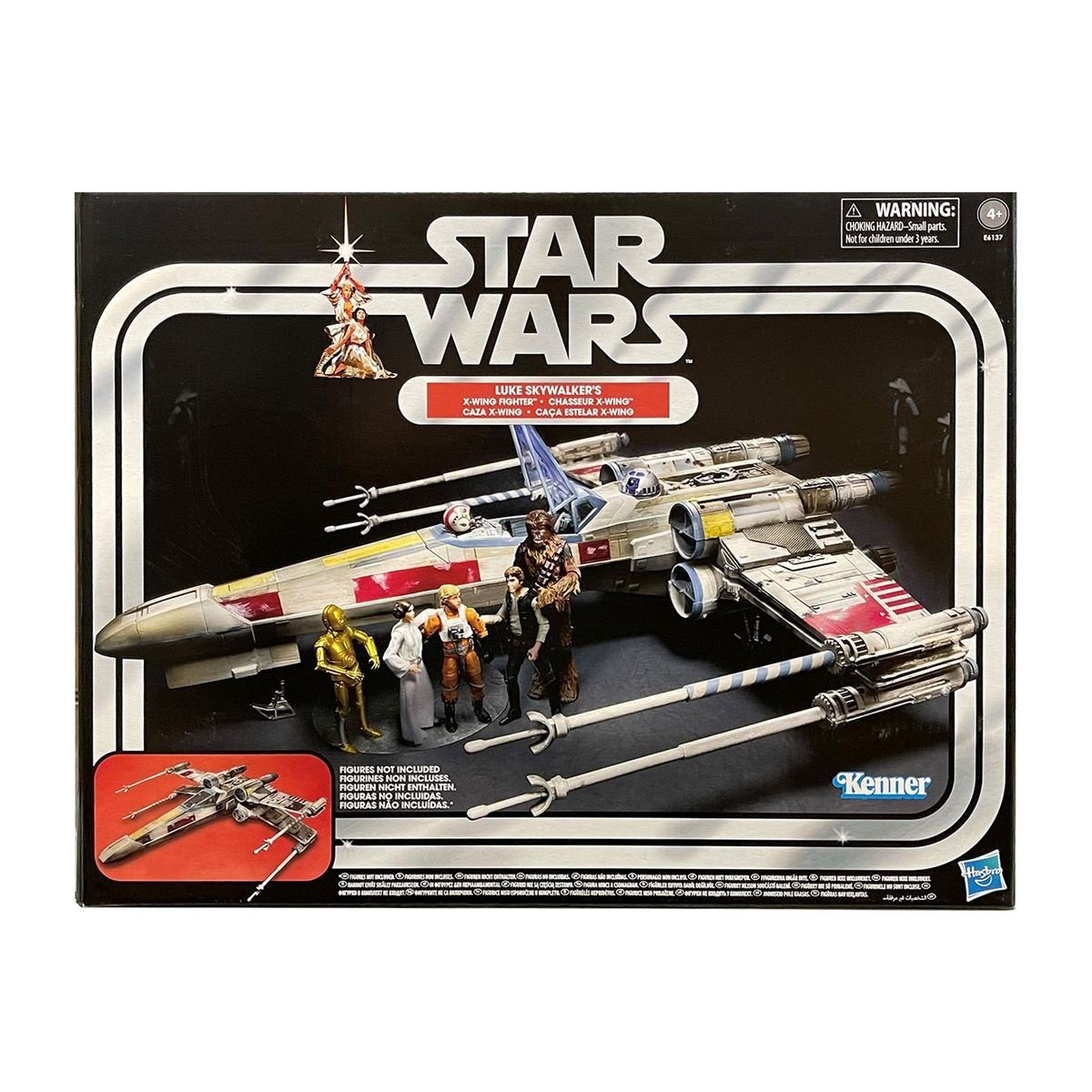 Hasbro Spielzeug-Flugzeug »Hasbro E6137 - Kenner - Star Wars - Vintage  Collection, Luke Skywalker´s X-Wing Fighter«