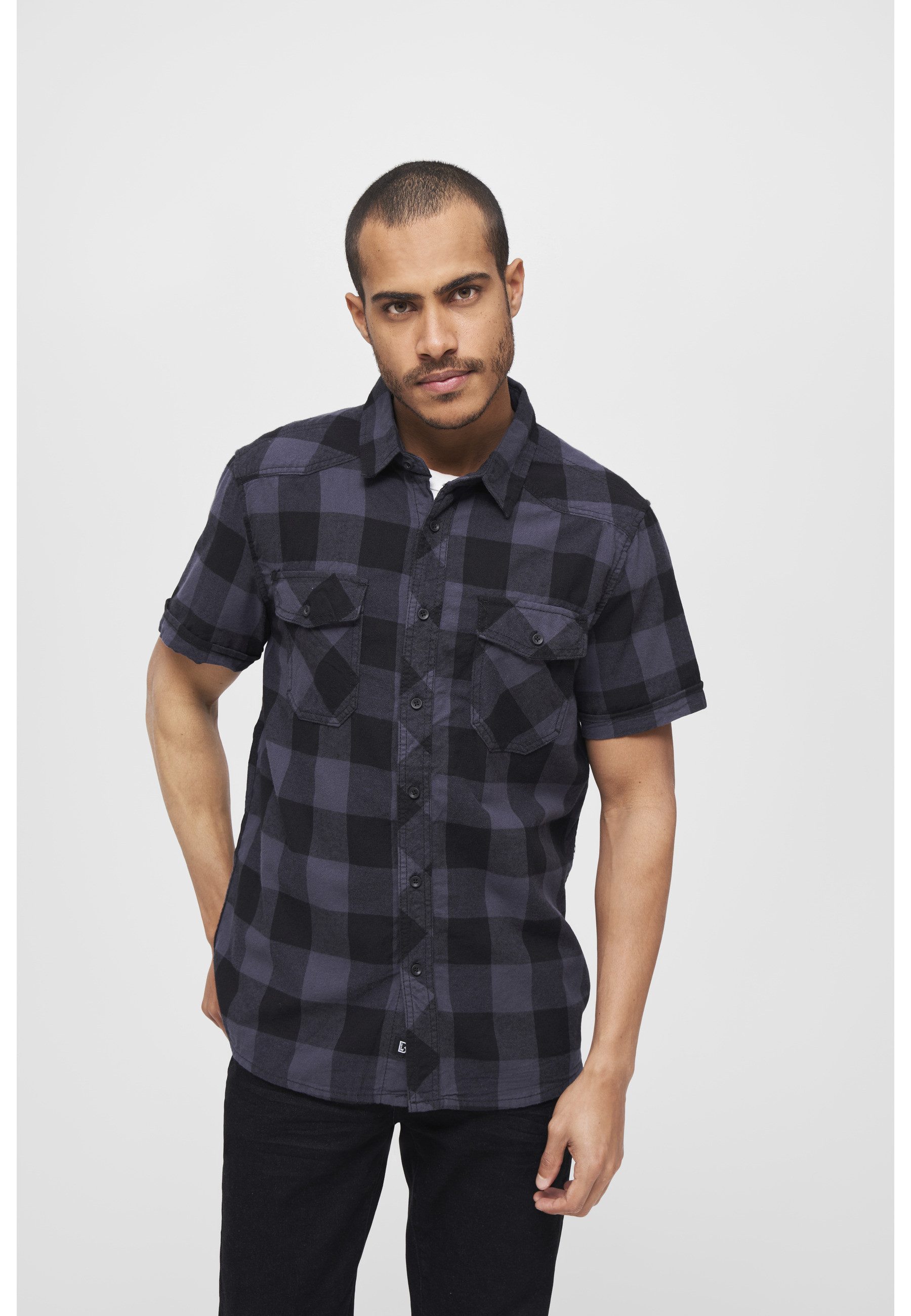 Brandit Karohemd Brandit Herren Checkshirt Halfsleeve (1-tlg)