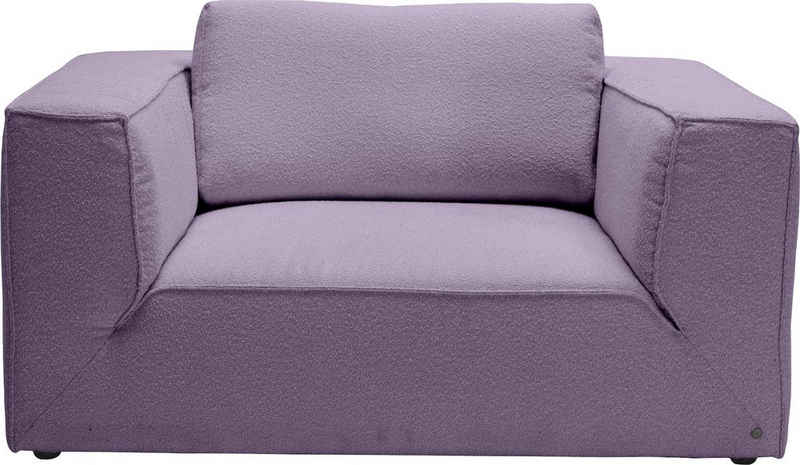 TOM TAILOR HOME Loveseat BIG CUBE STYLE, mit bequemen Stegkissen, extra große Sitztiefe, Breite 147 cm