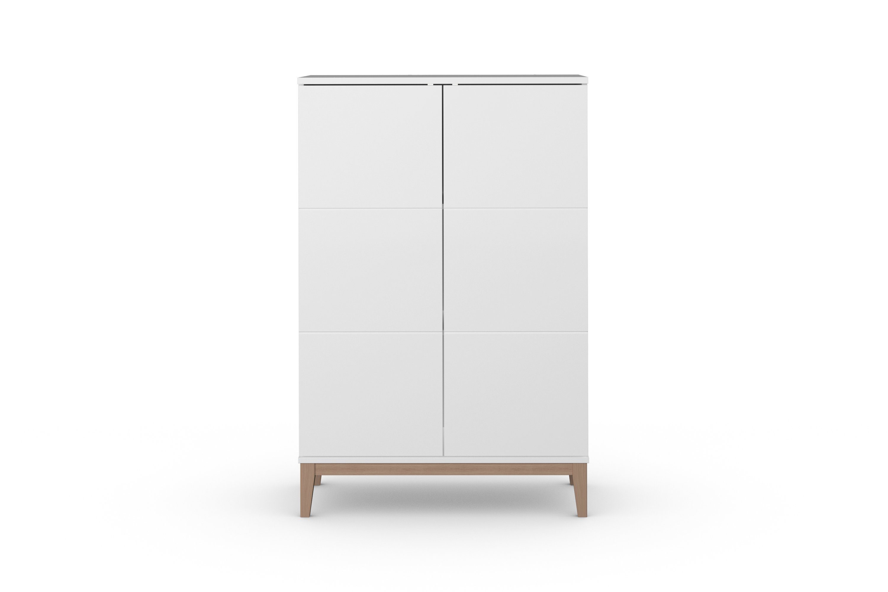 andas Highboard Maryd (1 St), Hochkommode mit Untergestell in Holzoptik