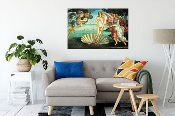 Pixxprint Leinwandbild Sandro Botticelli - Die Geburt der Venus, Sandro Botticelli - Die Geburt der Venus (1 St), Leinwandbild fertig bespannt, inkl. Zackenaufhänger