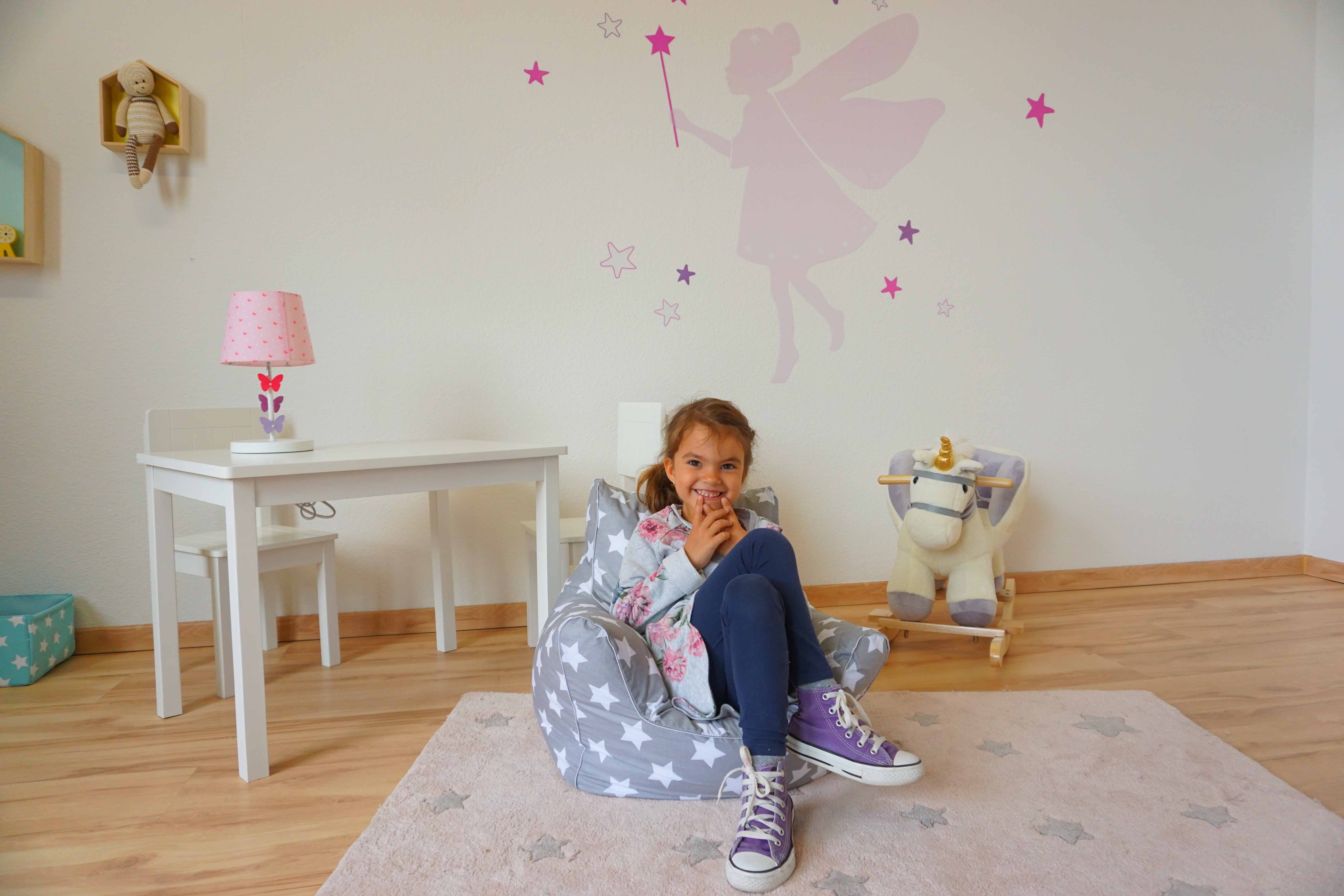Knorrtoys® Sitzsack Grey White Stars, für Kinder, Made in Europe günstig online kaufen