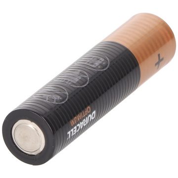 Duracell Duracell Optimum AAA Mignon Alkaline-Batterien, 1.5V LR03 MX2400, 8er Batterie