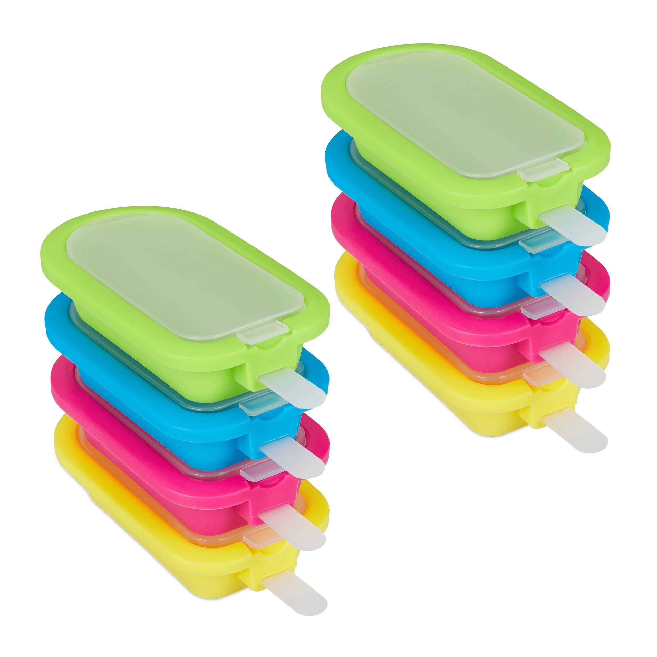 Eisform Eisformen 8er Set Silikon