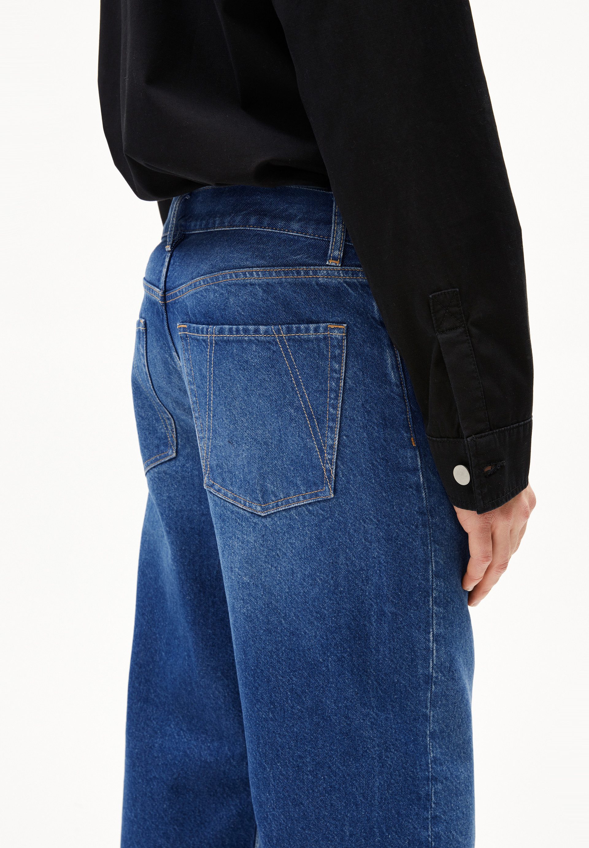Armedangels Straight-Jeans AARY (Non-Stretch, Straight Fit) Mid waist