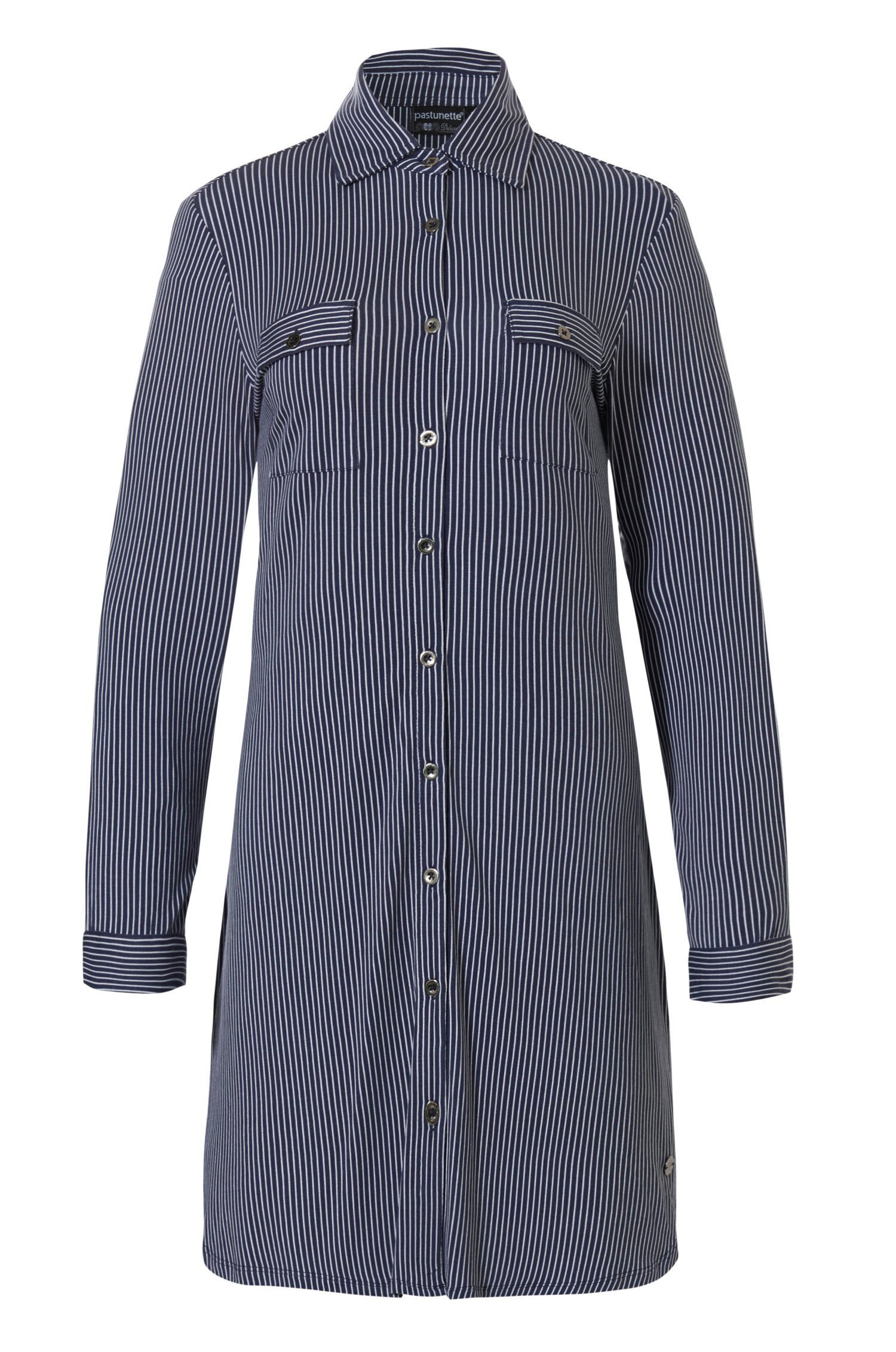 Damen Jersey Nachthemd Pastunette (1-tlg) geknöpft Nachthemd Single