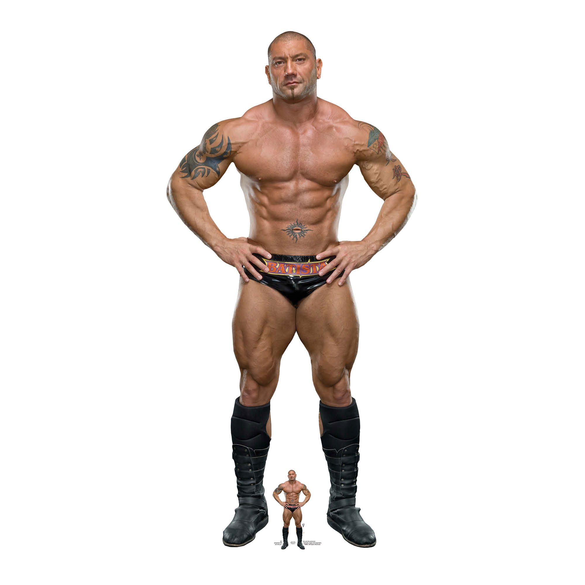 Dekofigur WWE Pappaufsteller Batista