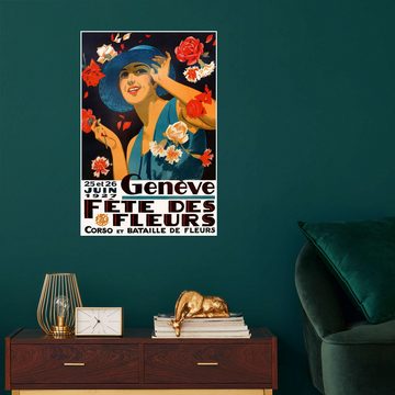 Posterlounge Poster Exhibition Posters, Blumenfest, Plakat, 1927, Modern Illustration