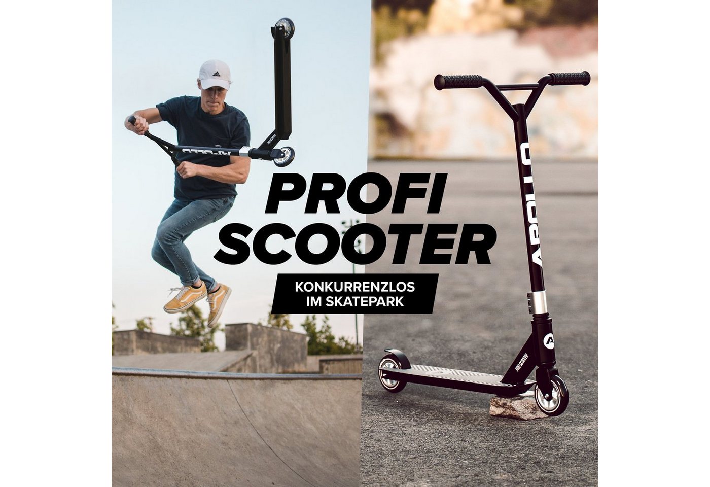 Thumbnail - Apollo Stuntscooter Stunt Scooter Kinder Freestyle Kickscooter Genius Pro, Kinderroller Trick Roller Kinder und Erwachse...
