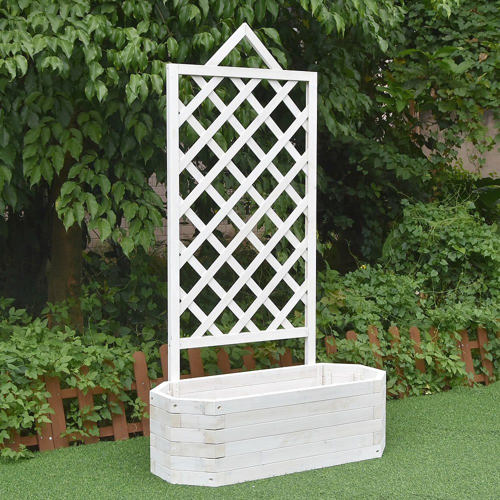 Feel2Home Rosenbogen Spalier mit Blumenkasten Rankgitter günstig online kaufen