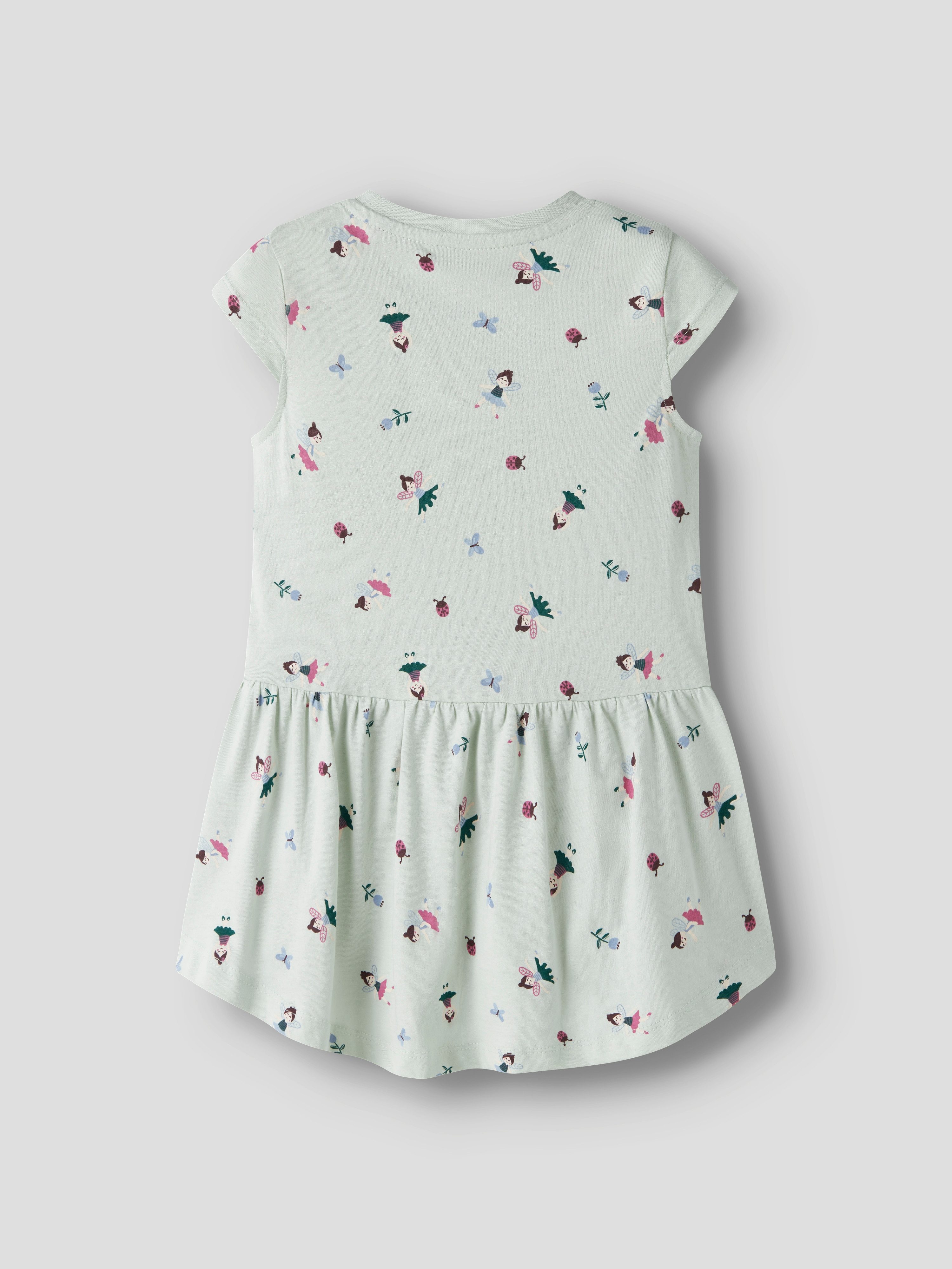 Name It Jerseykleid NMFVIGGA CAPSL DRESS F1 NOOS Baumwolle, regular fit
