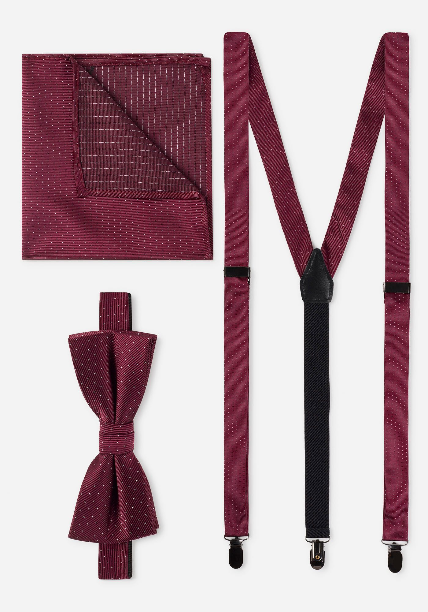 MONTI Hosenträger SILVIO (Set, 3-St) veredelt mit Kunstlederapplikation am günstig online kaufen