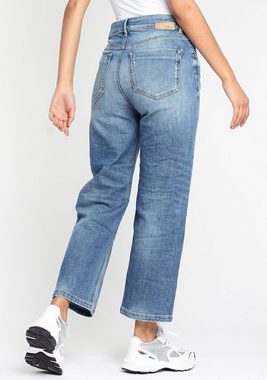 GANG Weite Jeans 94GLORIA in authentischer Waschung und leichten Destroyed Effekten