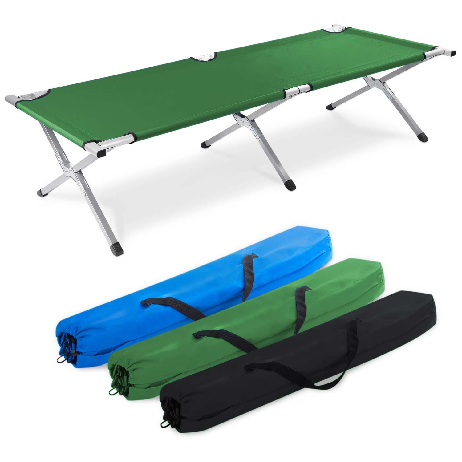 Goods+Gadgets Feldbett Faltbares Army-Bett (Campingbett, Klappbett) günstig online kaufen