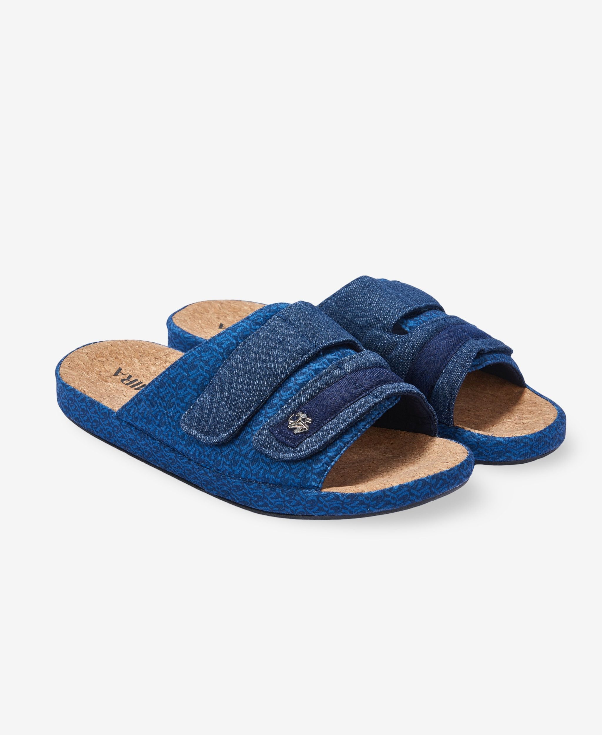 GLAMIRA Marineblaue Herren-Hausschuhe mit Kork Hausschuh (1-tlg) mit Kork-Fußbett