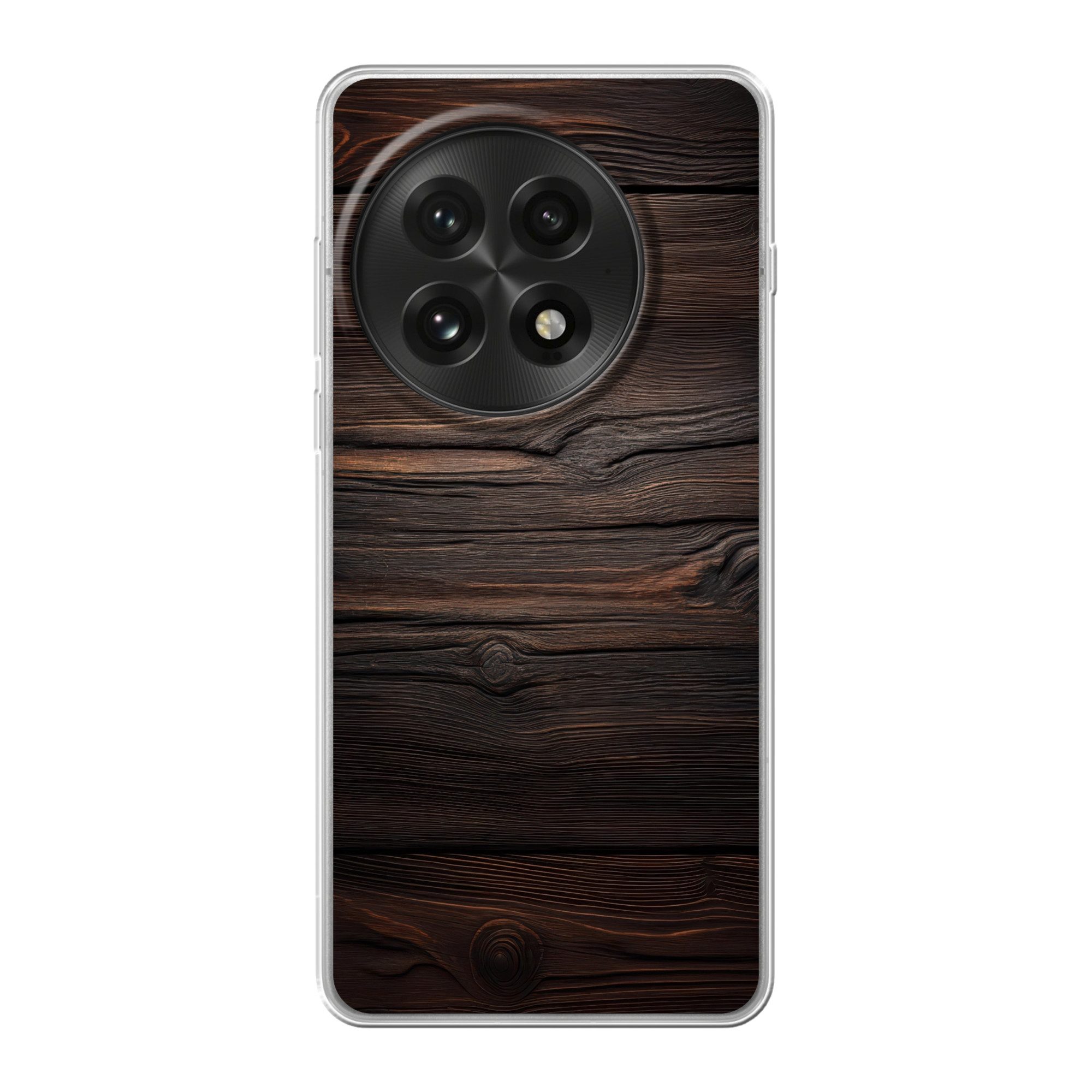 MuchoWow Handyhülle für OnePlus 13 Holz - Launische Maserung, Phone Case, Silikon, Schutzhülle Dünn
