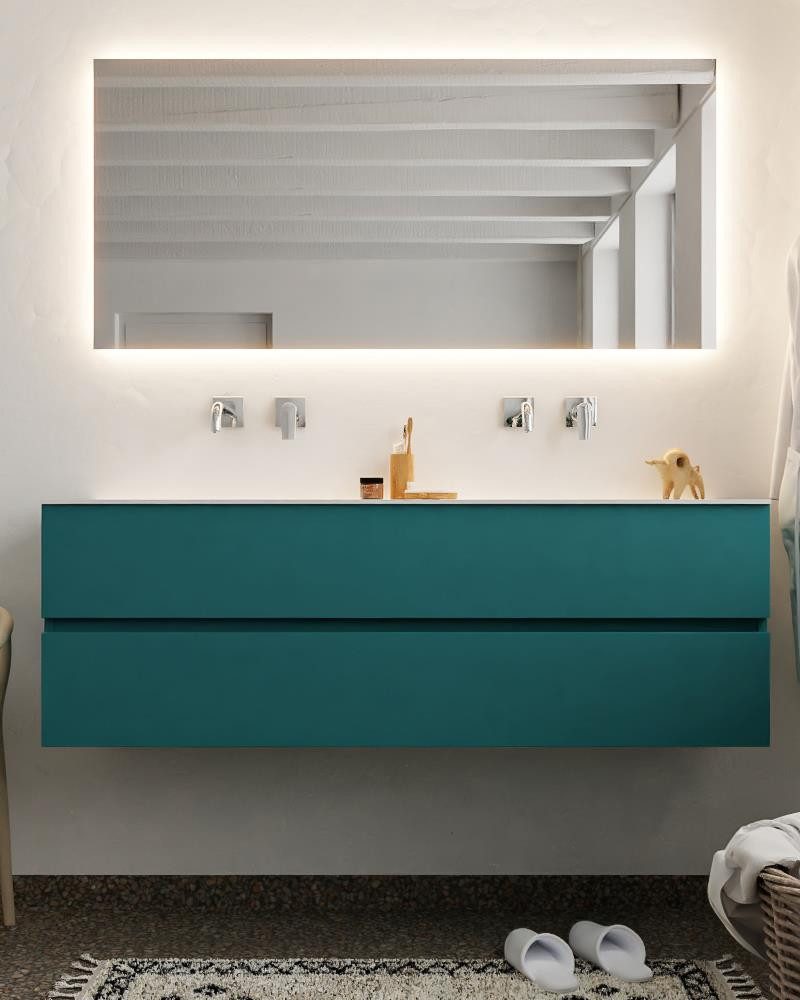 Waschtisch set ozeanblau vica 150 cm NV76341868