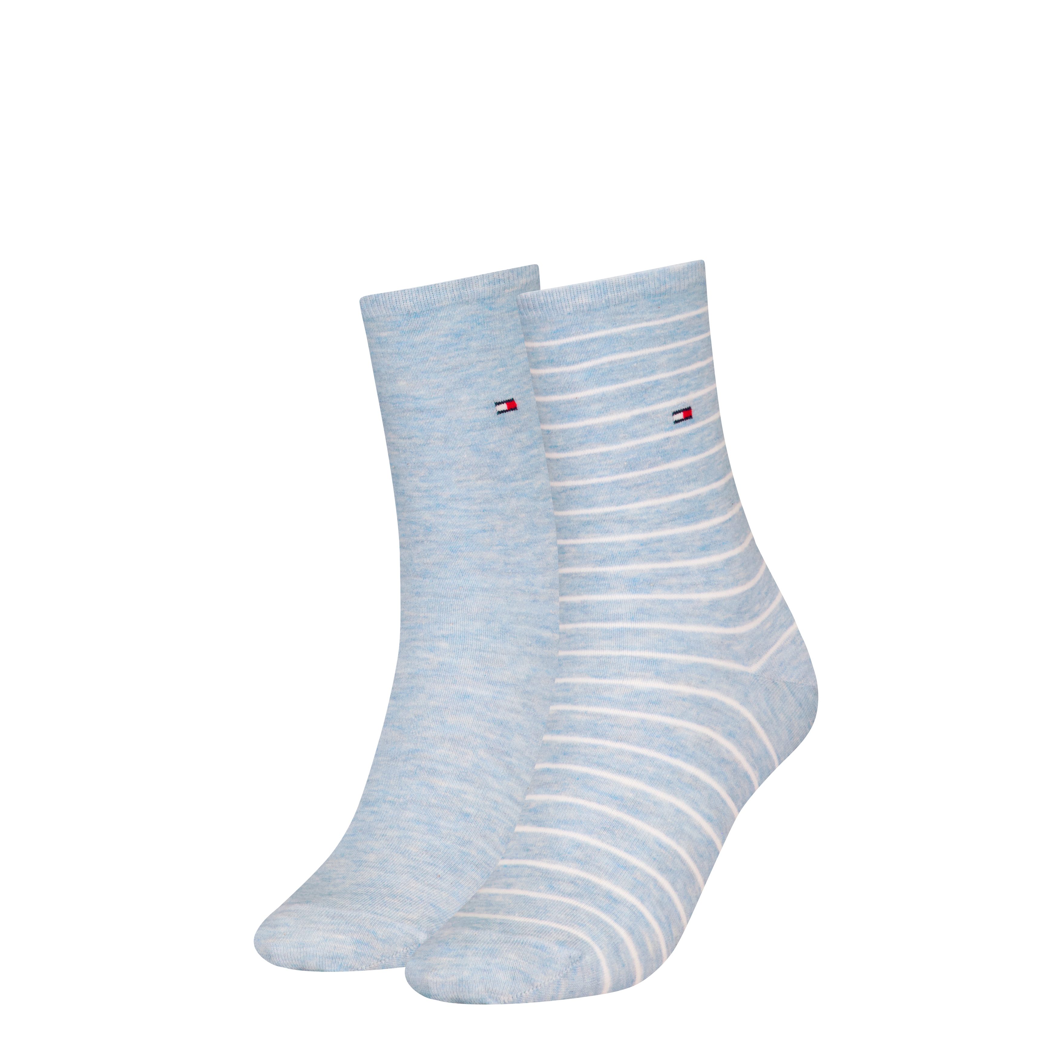 Tommy Hilfiger Socken TH WOMEN SOCK 2P SMALL STRIPE (2-Paar) mit schmalem R günstig online kaufen