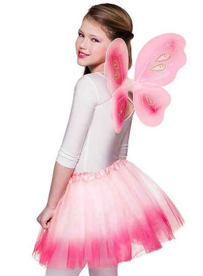 Boland Kostüm Rosa Blumenfee Accessoire-Set für Kinder, Liebliches rosafarbenes Set für märchenhafte Verkleidungen
