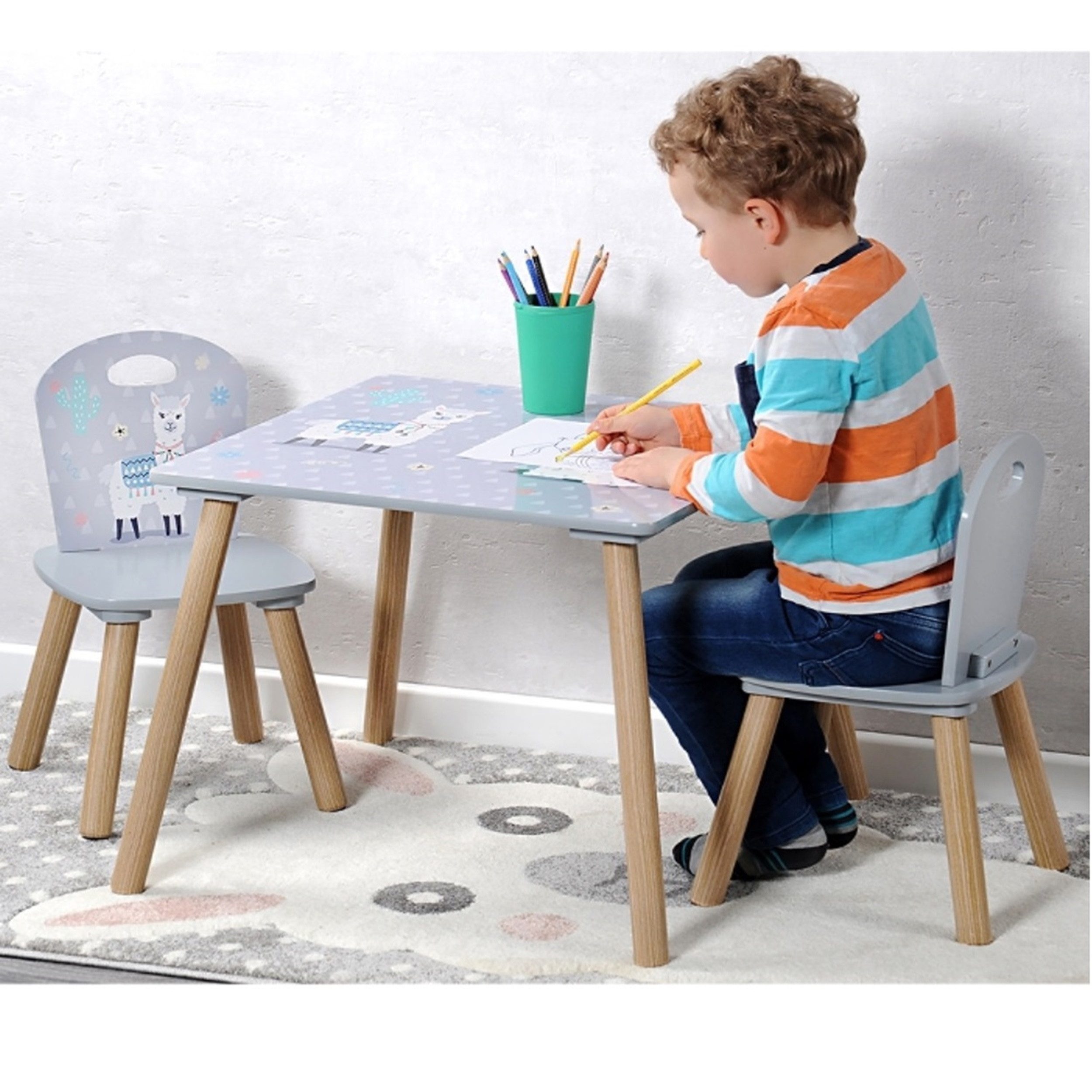 Kesper Kindertisch Kindertisch mit 2 Stühlen, günstig online kaufen