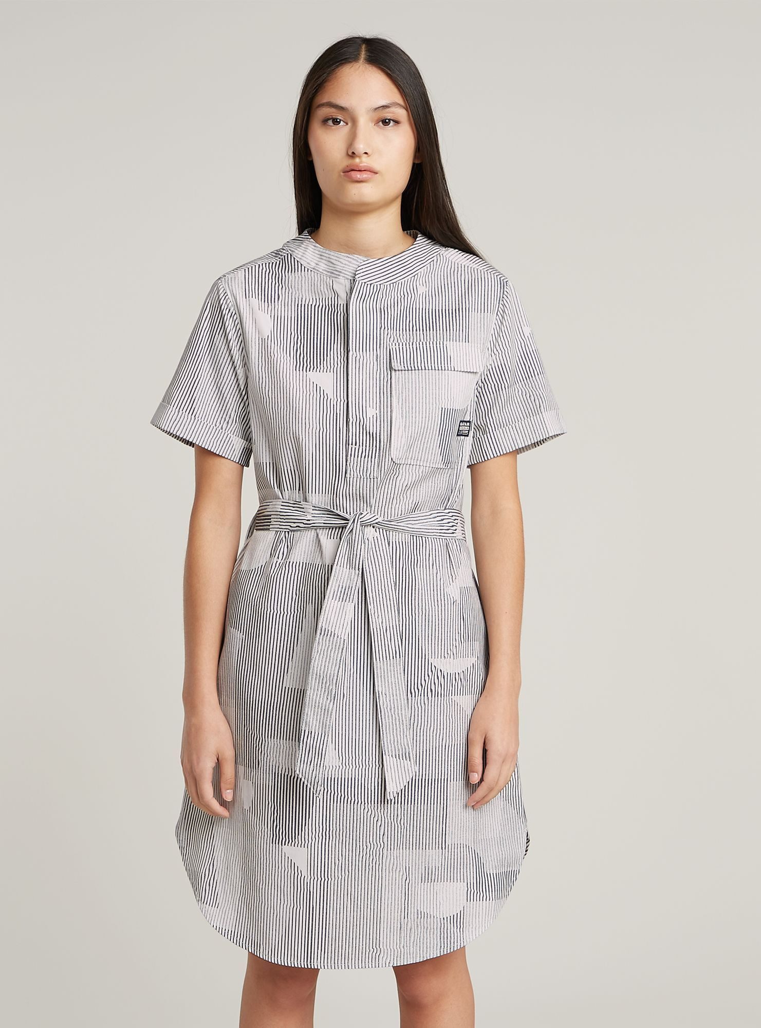 G-STAR Bodykleid Belted Dress Side Slits