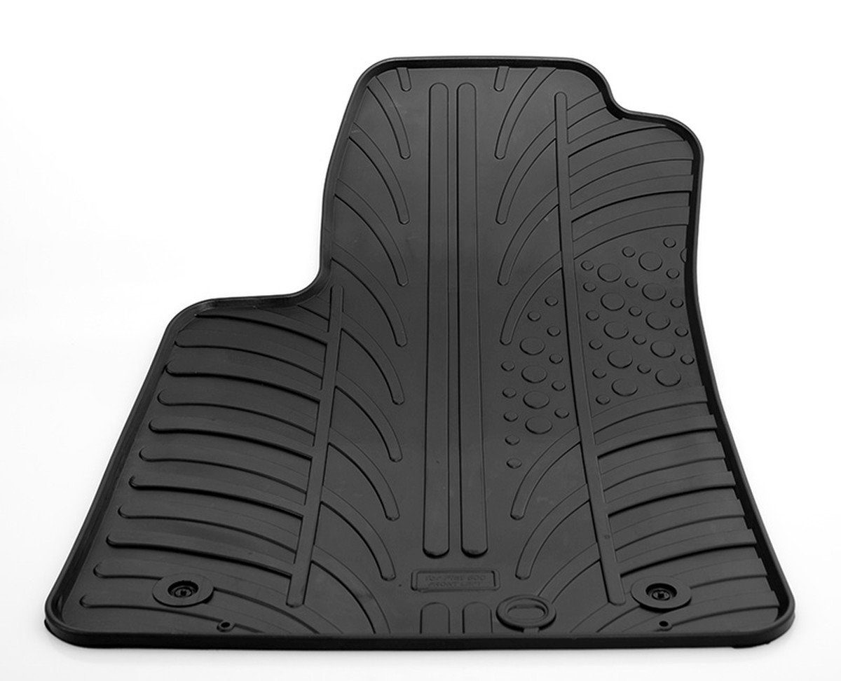 Design Gummi Fußmatten mit erhöhtem Rand passend für Fiat 500L