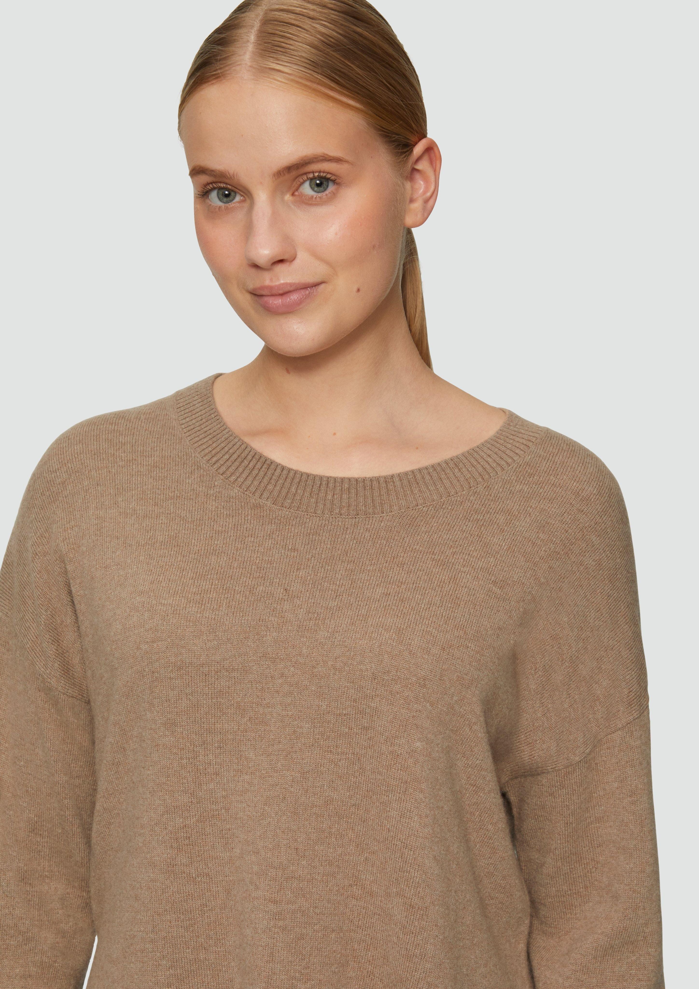 s.Oliver Strickpullover Strickpullover aus Kaschmirmix mit günstig online kaufen