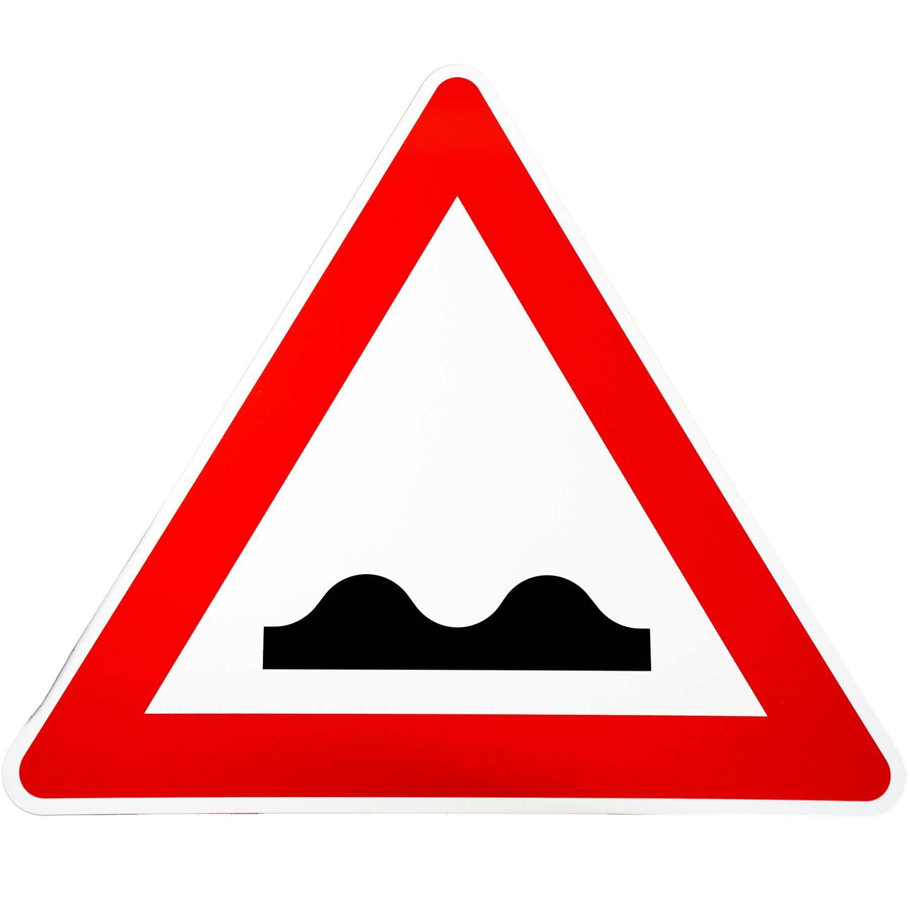 BauSupermarkt24 Verkehrsschild Verkehrszeichen Nr 112 " Unebene Fahrbahn " RA1 Straßenschild Schild