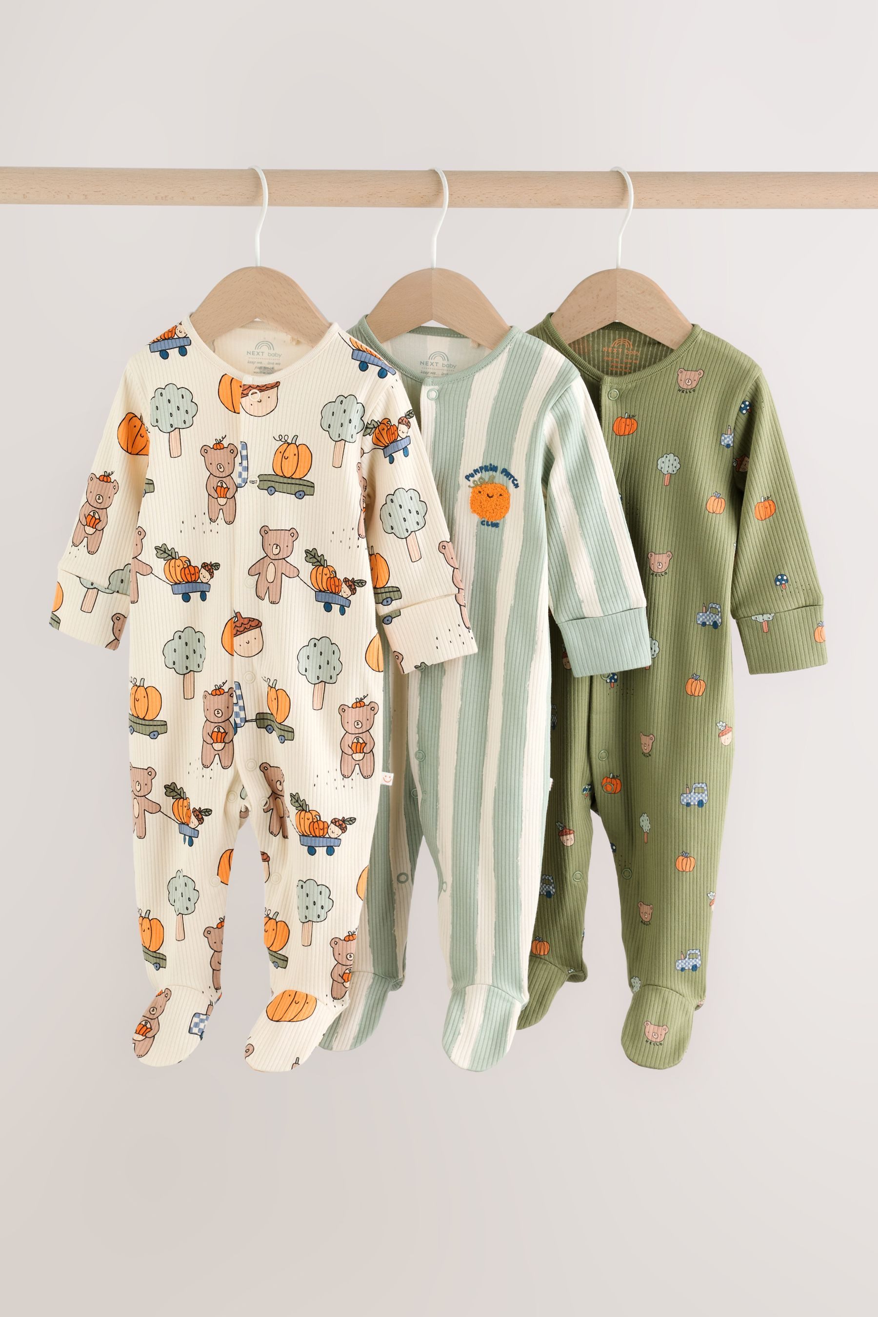 Next Schlafoverall Baby-Schlafanzüge, 3er-Pack (3-tlg) – Bild 3 von 5