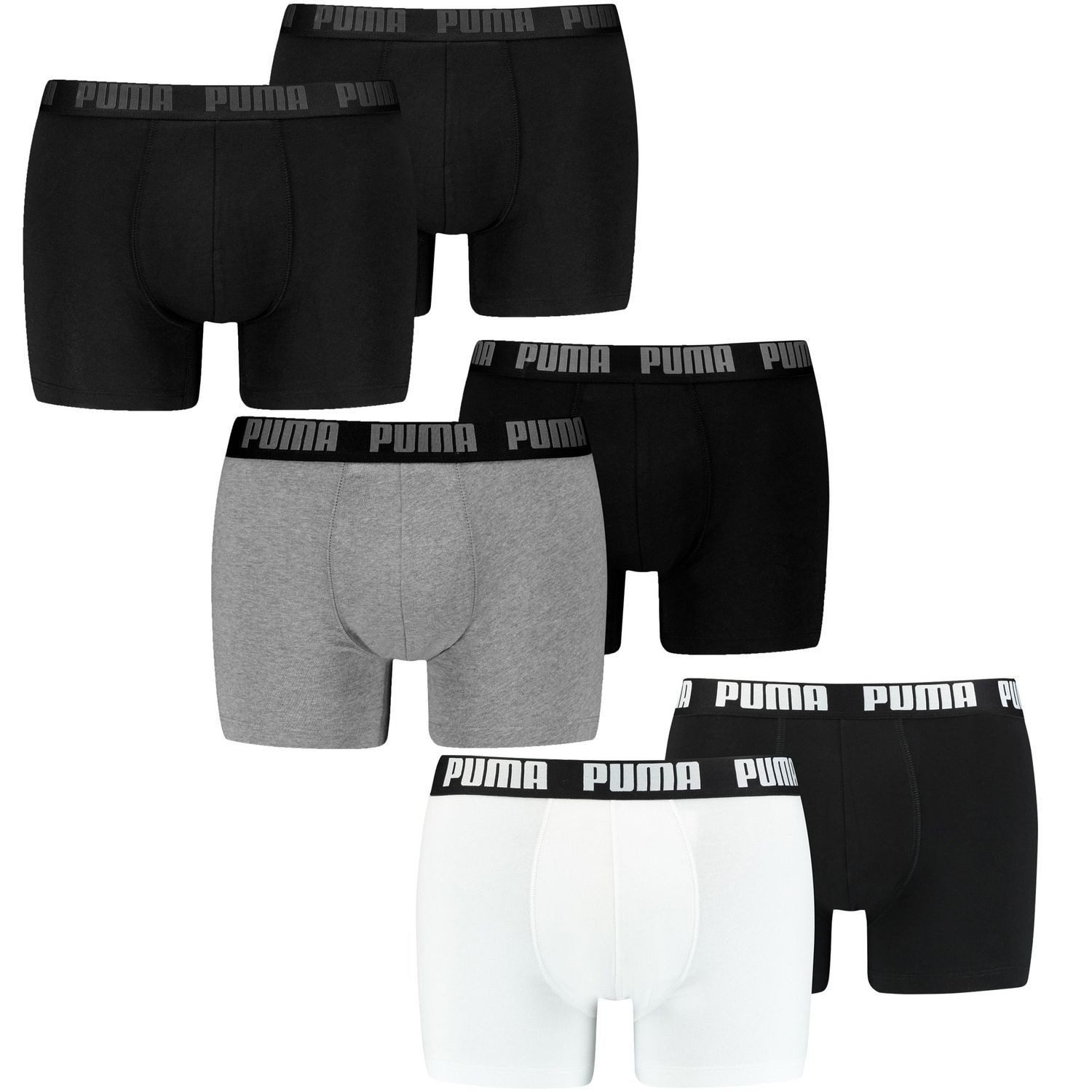 Puma Herren Boxershort MEN EVERYDAY BOXER ECOM 6er Pack günstig online kaufen