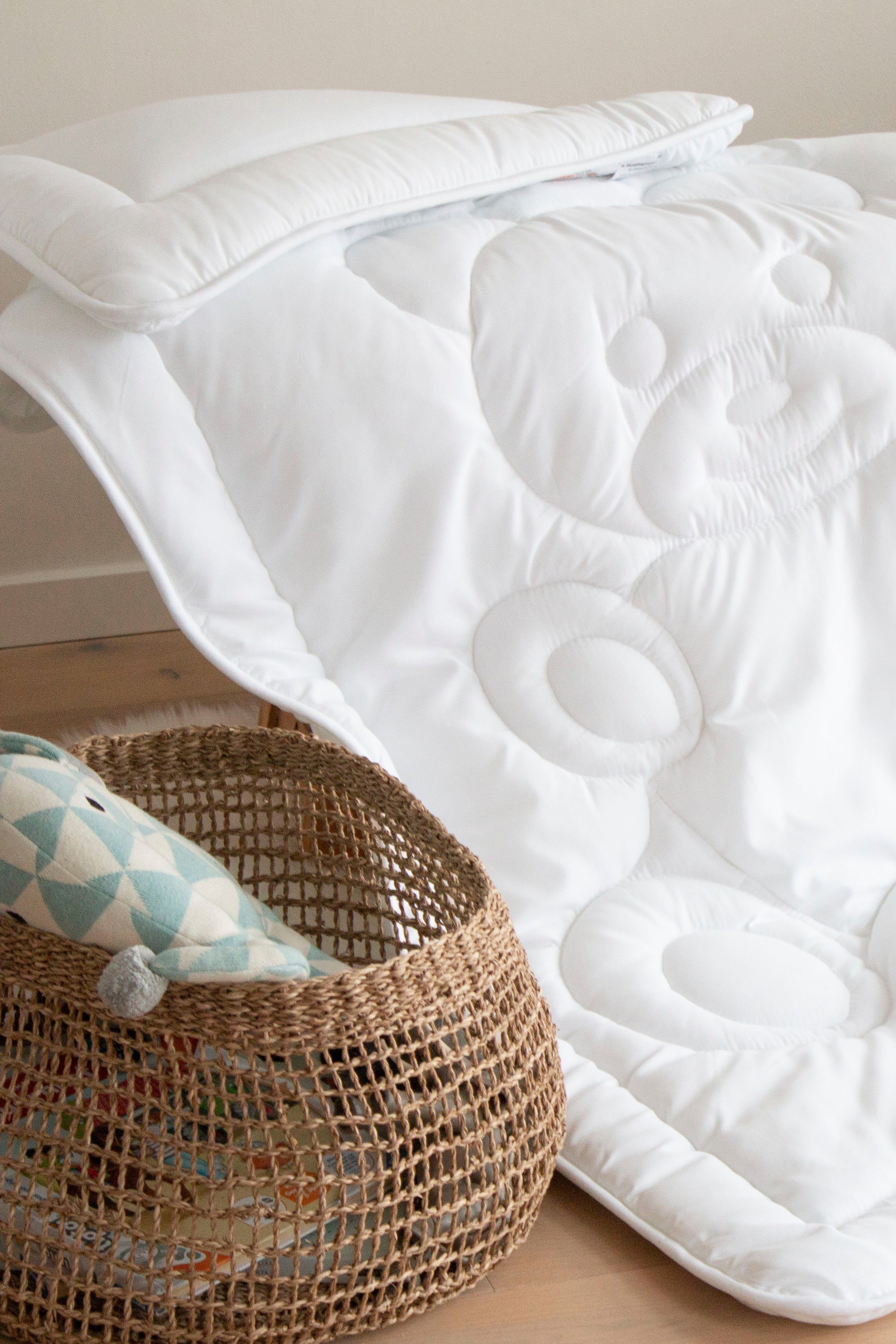 Jekatex Kinderbettdecke + Kopfkissen Bärchen, Bezug: Polyester, kuscheliges günstig online kaufen