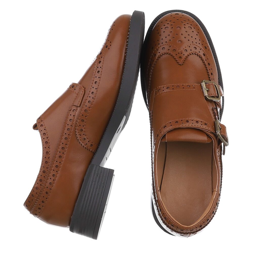 Ital-Design Damen Mokassins Freizeit Slipper (88930606) Blockabsatz Slipper günstig online kaufen