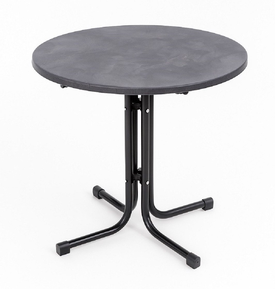 Gardissimo Gartentisch Deep 80 cm rund Klapptisch Balkontisch wetterfest kl günstig online kaufen