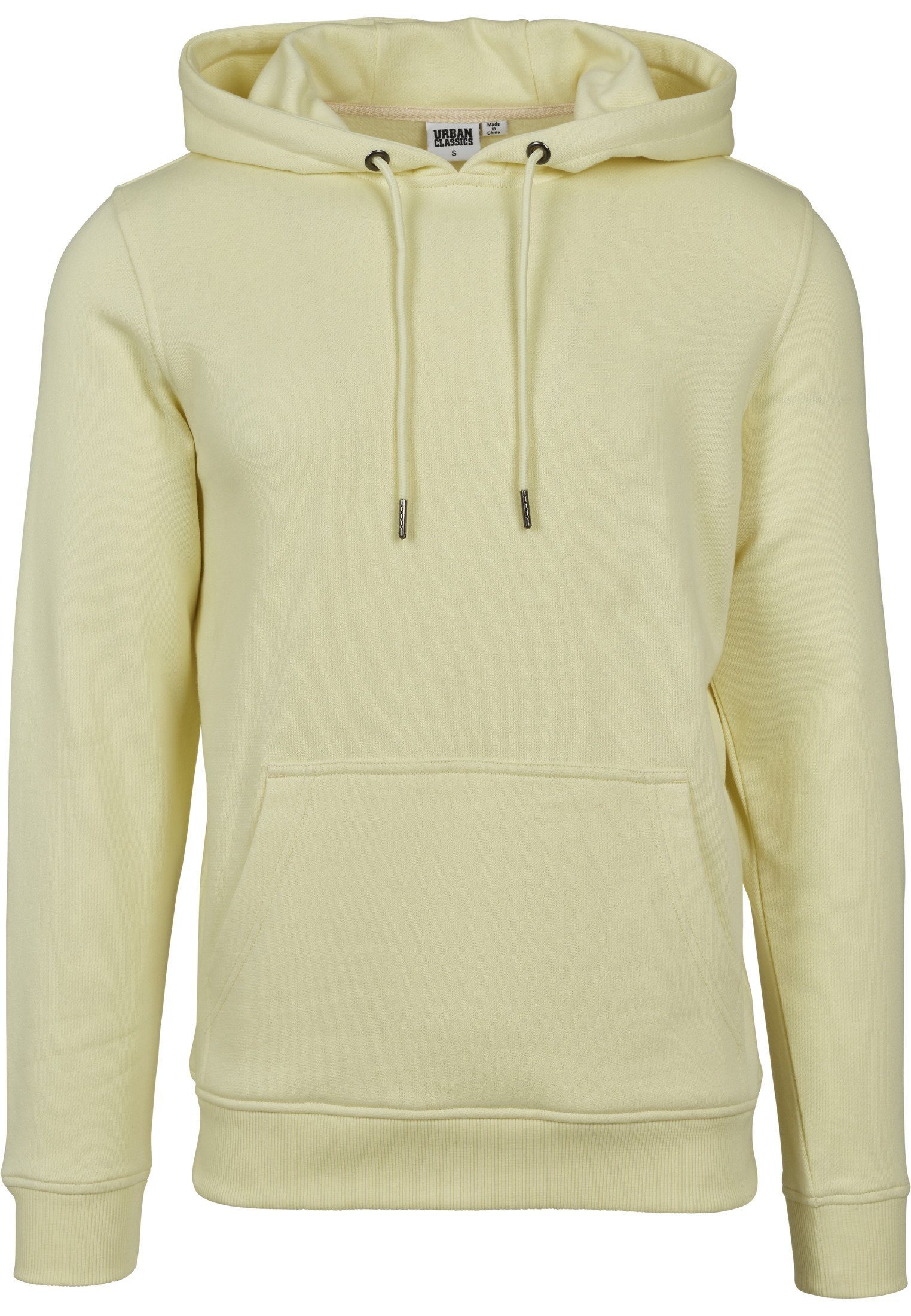 Hoody Sweater (1-tlg) URBAN Basic CLASSICS powderyellow Herren Sweat