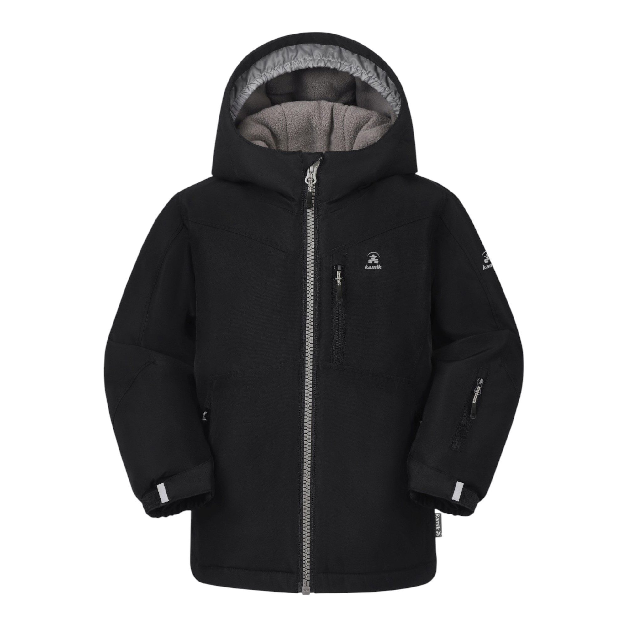Kamik Winterjacke Niko (wind- und wasserdicht, reflektierend) schwarz Jungen