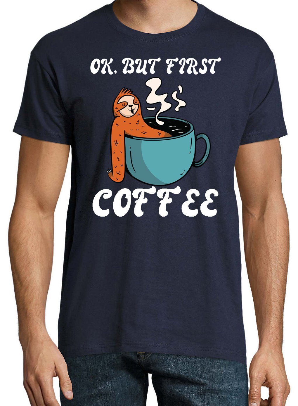 Youth Designz T-Shirt Faultier, But First günstig online kaufen