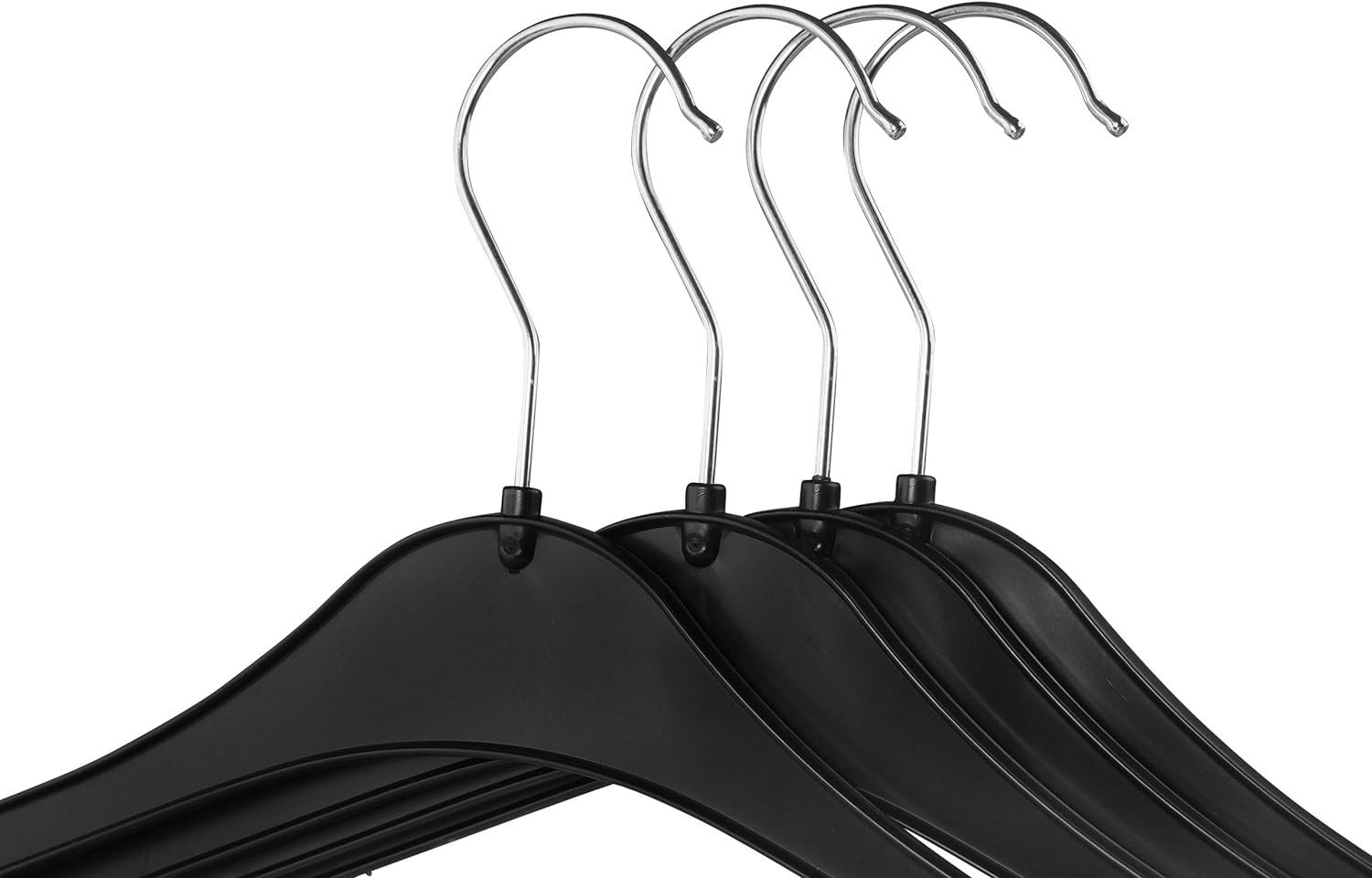 RSR Hangers Kleiderbügel NA T 47 cm Hemdenbügel Blusenbügel Schwarz Kunstst günstig online kaufen