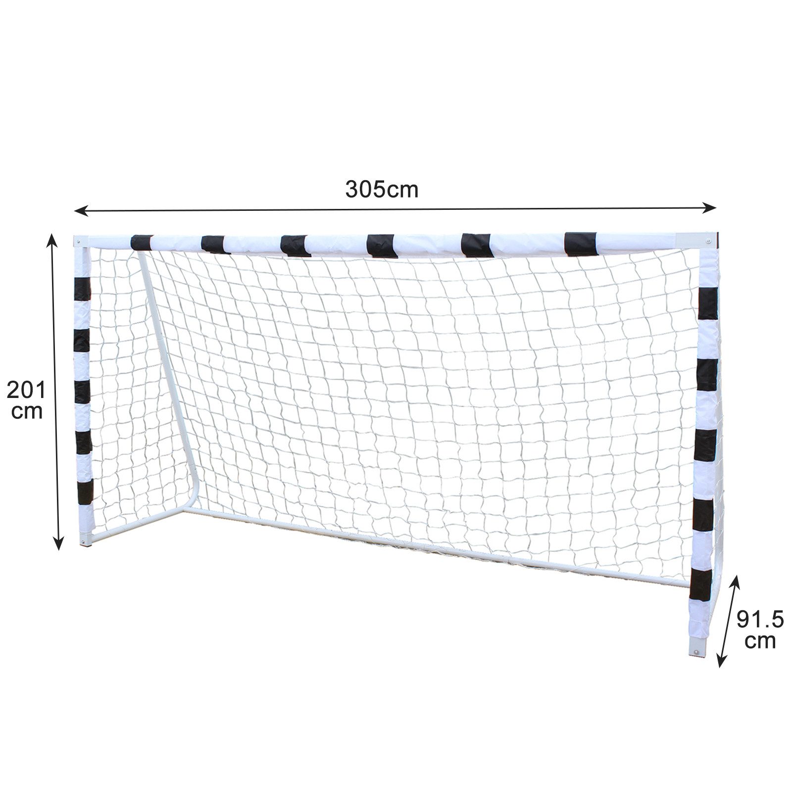 FANNOU Fußballtor Youth Soccer Goal with Net, 305 x 201cm, Kinder-Fußballtore für den Garten