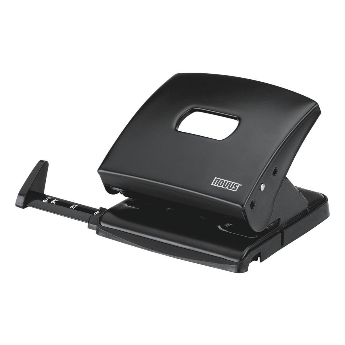 NOVUS Lochstanzer C225, 2-fach bis 25 Blatt, für A4, A5, A6, 8 x 8 x 8 cm, US Quart, Folio