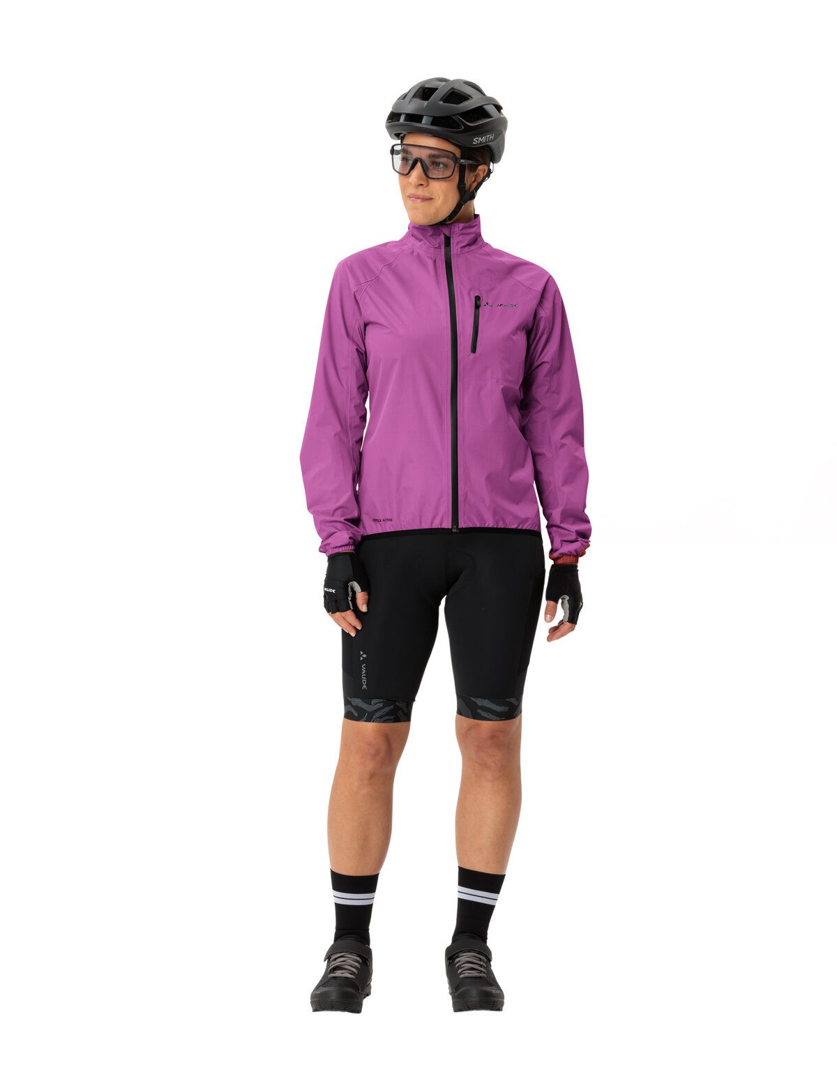 VAUDE Regenjacke Women's Drop Jacket III sportlicher Stil, wasserdicht mit 10000 mm Wassersäule, atmungsaktiv – Bild 5 von 5
